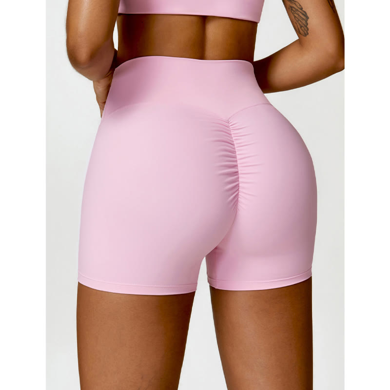 Buddha Stones Gym Sports Yoga Backless Bra Crop Tank Top Shorts - image 46