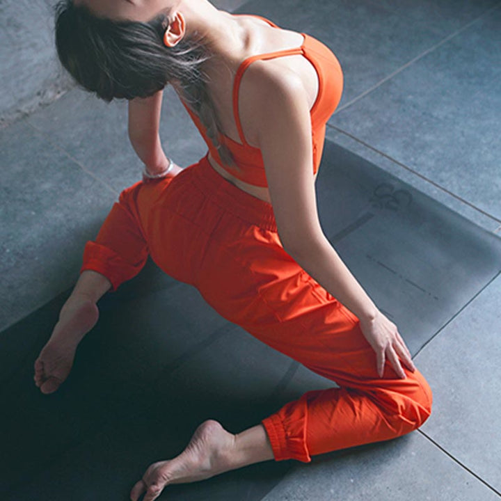 Buddha Stones High Waist Fitness Yoga Sports Jogger Track Pants With Pockets Sweatpants - image 14