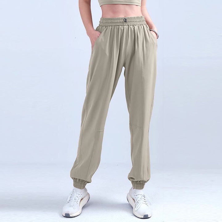 Buddha Stones High Waist Fitness Yoga Sports Jogger Track Pants With Pockets Sweatpants - Khaki - US8-10，UK/AU12-14，EU40-42 (XL) - image 35