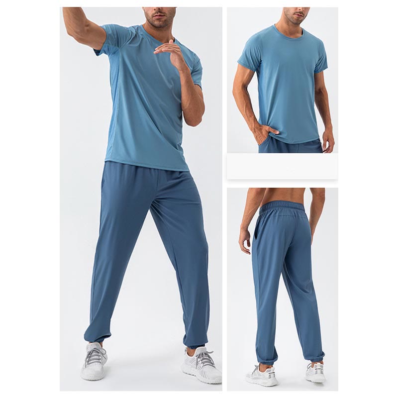 Buddha Stones Breathable Men Jogger Track Pants Sweatpants For Sports Fitness