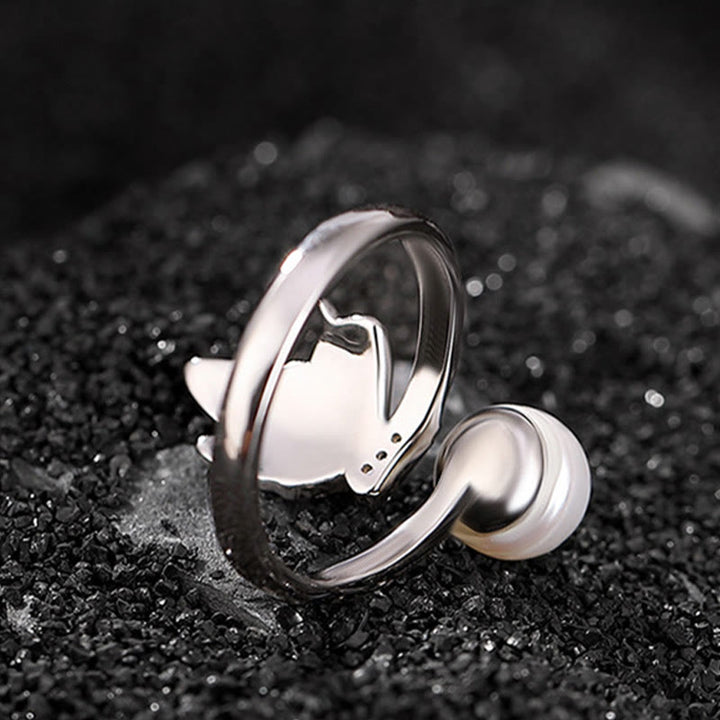 Buddha Stones 925 Sterling Silver Pearl Butterfly Healing Necklace Pendant Earrings Ring - image 12