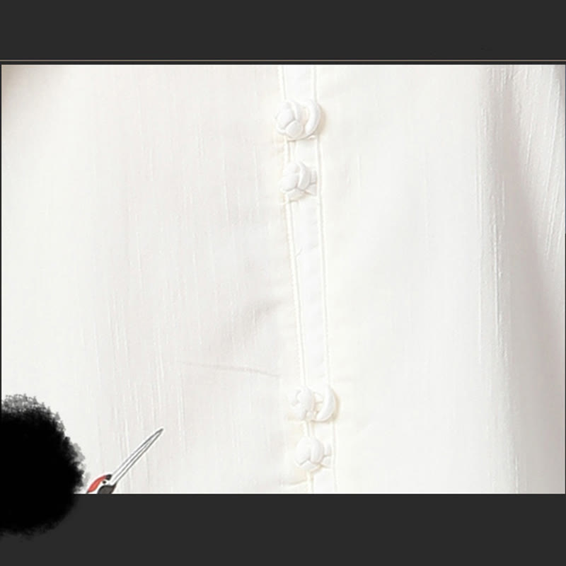 Buddha Stones White Crane Sea Cotton Linen Meditation Prayer Spiritual Zen Tai Chi Qigong Practice Clothing Set - image 10