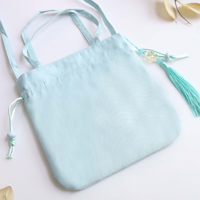 Buddha Stones Suzhou Embroidery Lotus Deer Epiphyllum Peony Rabbit Cotton Linen Tote Crossbody Bag Shoulder Bag Handbag - image 3