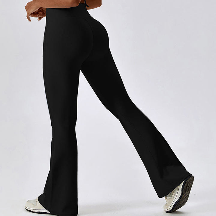 Buddha Stones Sleeveless Crop Tank Top Flared Pants Sports Fitness Yoga - image 24