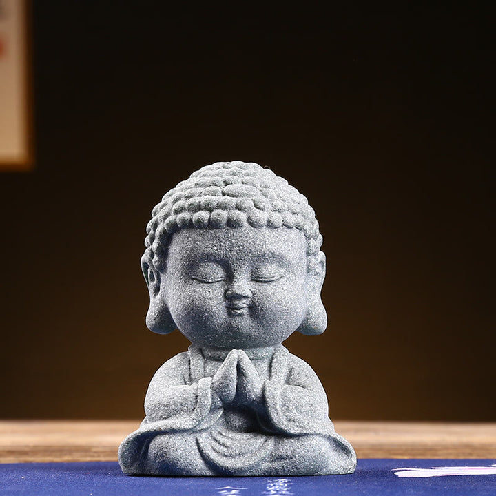 Buddha Stones Meditation Praying Buddha Compassion Serenity Home Decoration