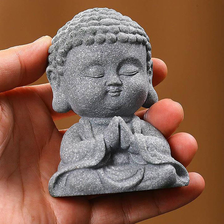 Buddha Stones Meditation Praying Buddha Compassion Serenity Home Decoration