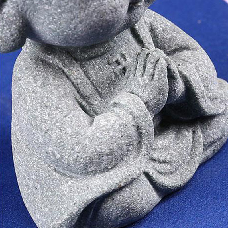 Buddha Stones Meditation Praying Buddha Compassion Serenity Home Decoration