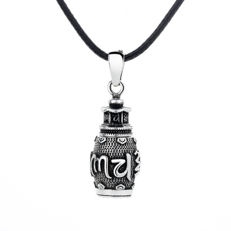 Buddha Stones Om Mani Padme Hum Copper Creativity Necklace Pendant - image 5