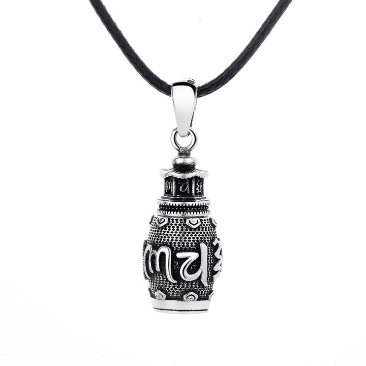 Buddha Stones Om Mani Padme Hum Copper Creativity Necklace Pendant - image 5