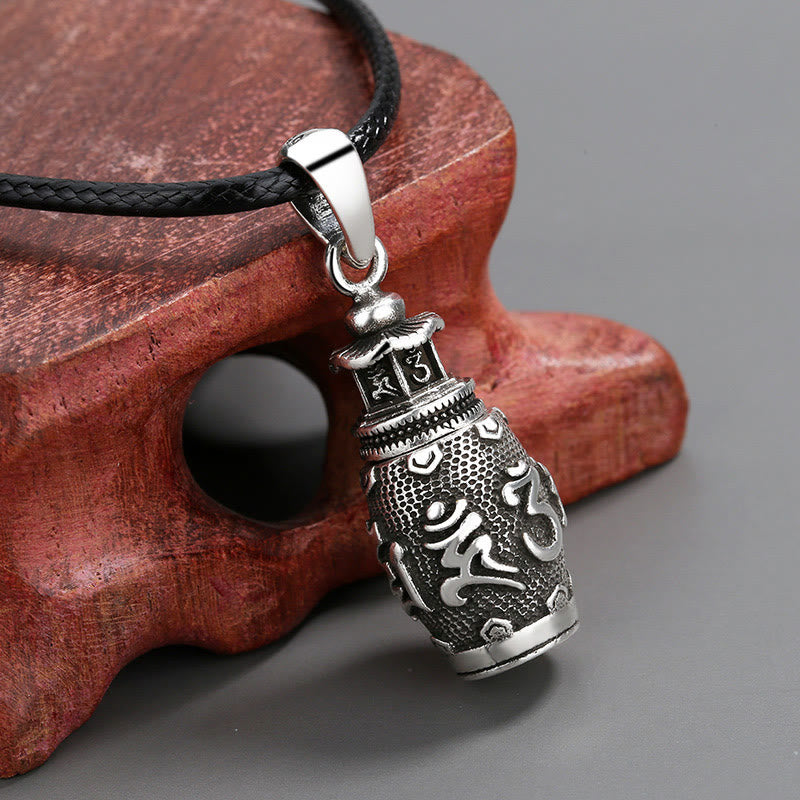 Buddha Stones Om Mani Padme Hum Copper Creativity Necklace Pendant - image 2