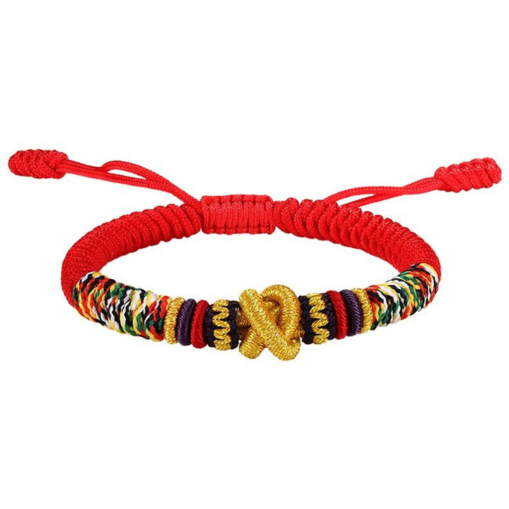 Buddha Stones 925 Sterling Silver Om Mani Padme Hum King Kong Knot Faith Bracelet - image 14