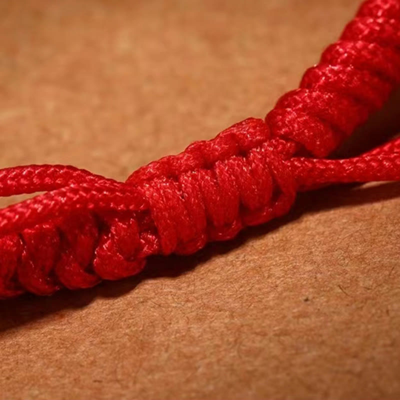 Buddha Stones 925 Sterling Silver Om Mani Padme Hum King Kong Knot Faith Bracelet - image 11