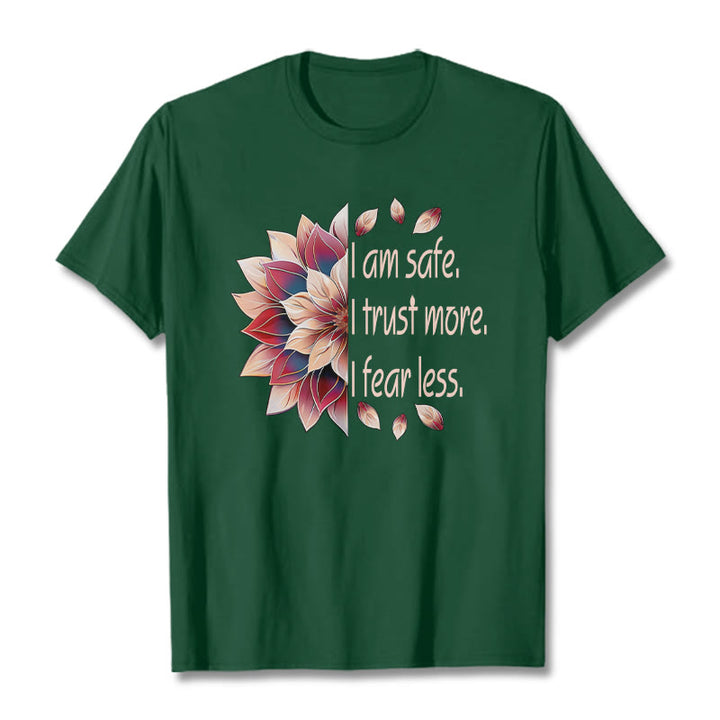 Buddha Stones I Am Safe Tee T-shirt