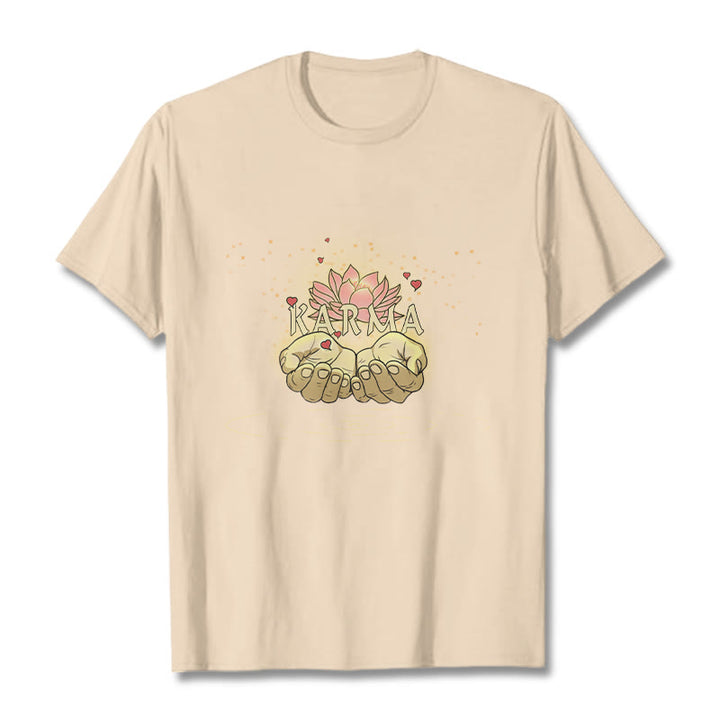 Buddha Stones KARMA Tee T-shirt - Bisque - 2XL - image 10