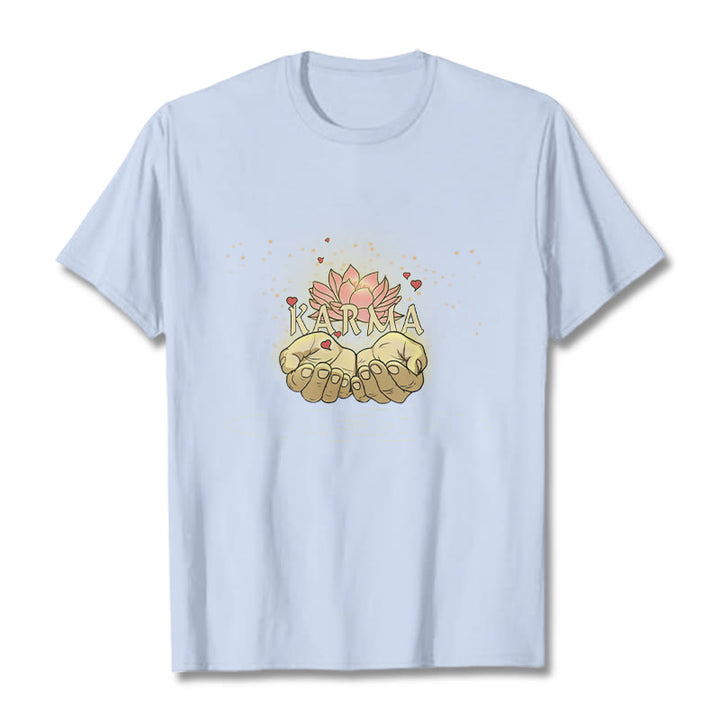 Buddha Stones KARMA Tee T-shirt - LightCyan - 2XL - image 18