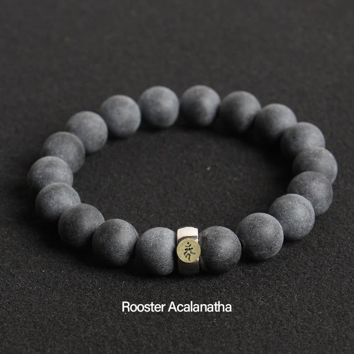 Buddha Stones Chinese Zodiac Natal Buddha Tibetan Cypress Healing Bracelet