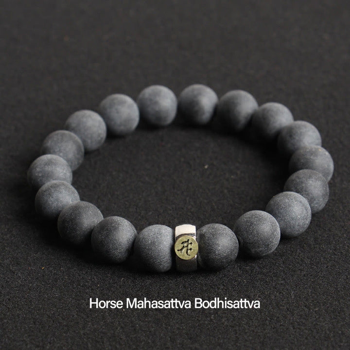 Buddha Stones Chinese Zodiac Natal Buddha Tibetan Cypress Healing Bracelet