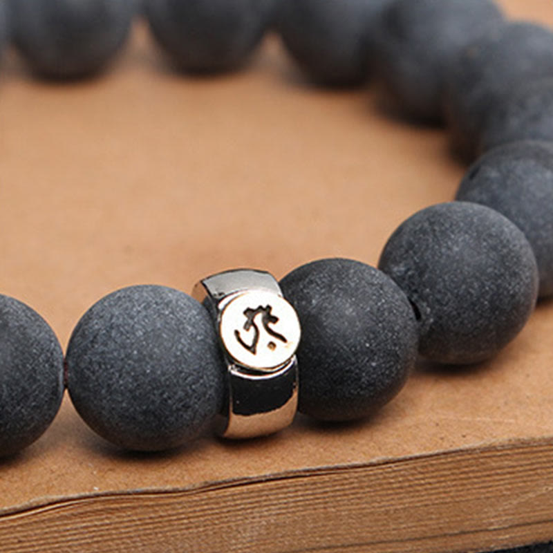 Buddha Stones Chinese Zodiac Natal Buddha Tibetan Cypress Healing Bracelet