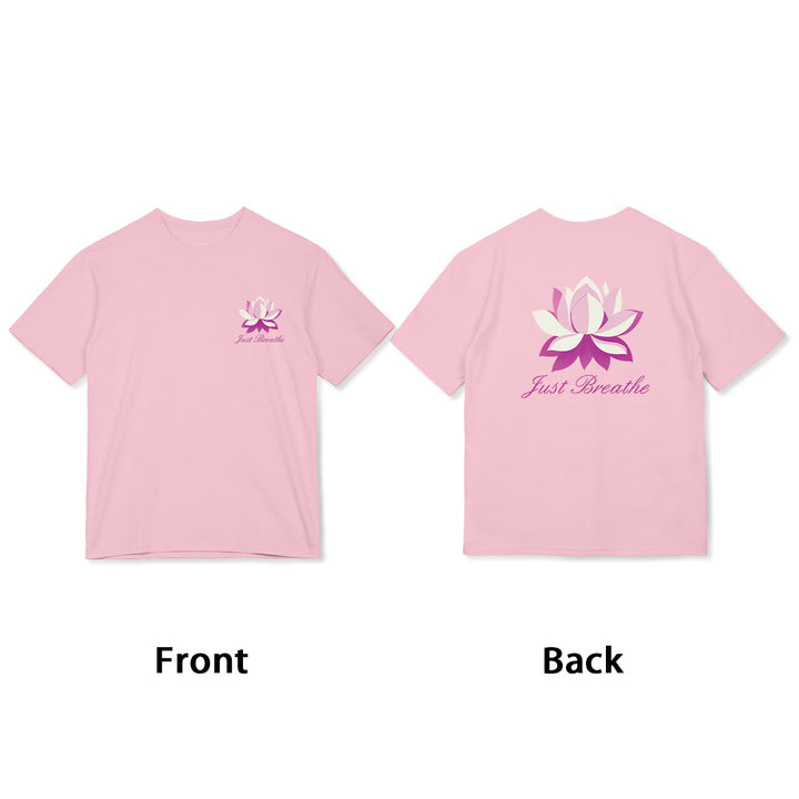 Buddha Stones Lotus Just Breathe Tee T-shirt - image 6