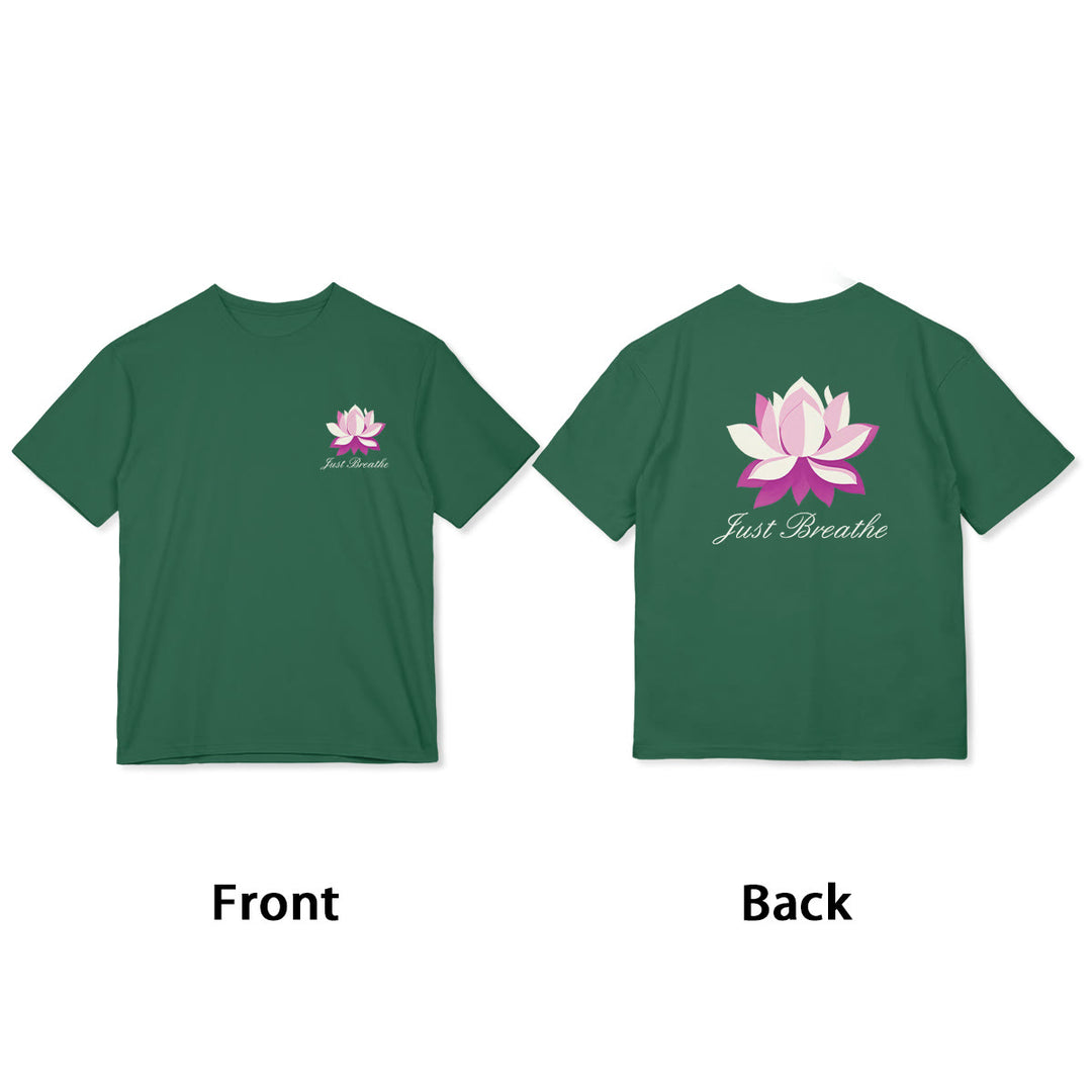 Buddha Stones Lotus Just Breathe Tee T-shirt - image 8