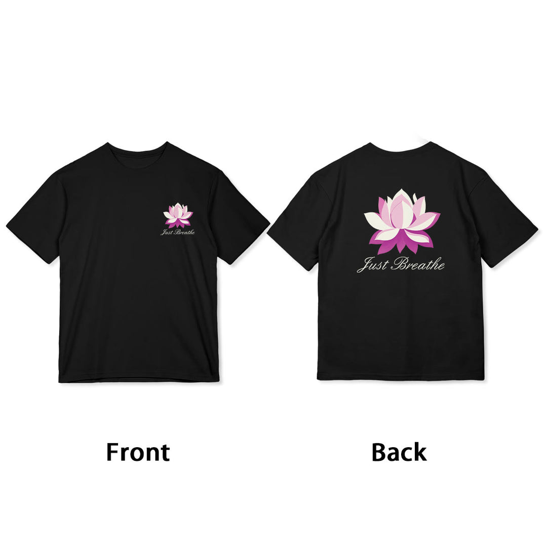 Buddha Stones Lotus Just Breathe Tee T-shirt - image 14