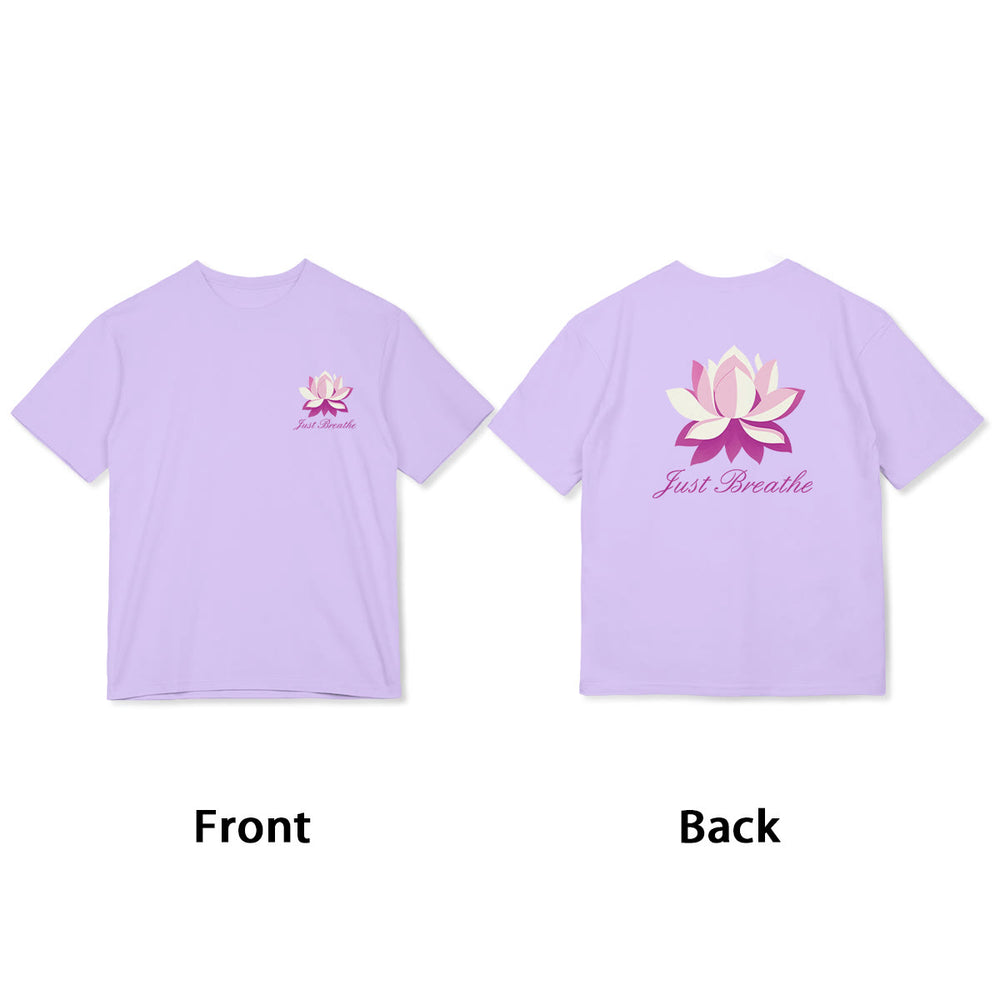 Buddha Stones Lotus Just Breathe Tee T-shirt - image 2