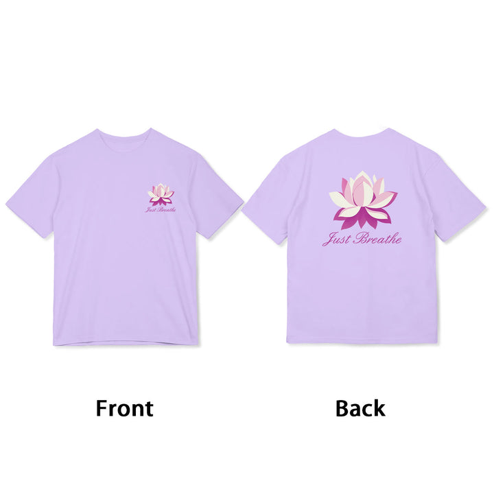 Buddha Stones Lotus Just Breathe Tee T-shirt - image 2