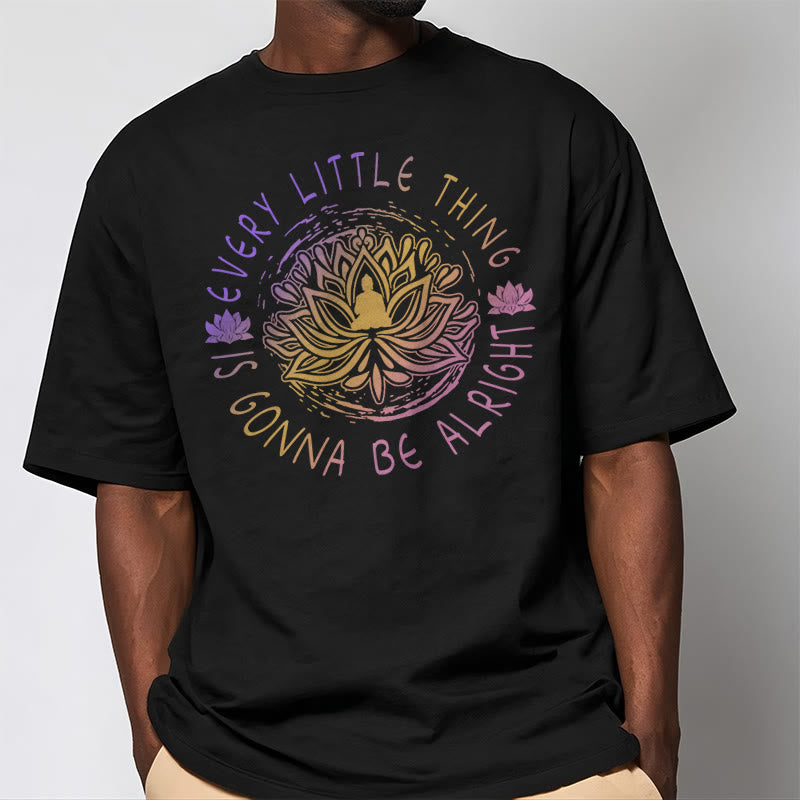 Buddha Stones Every Little Thing Is Gonna Be Alright Tee T-shirt - image 7