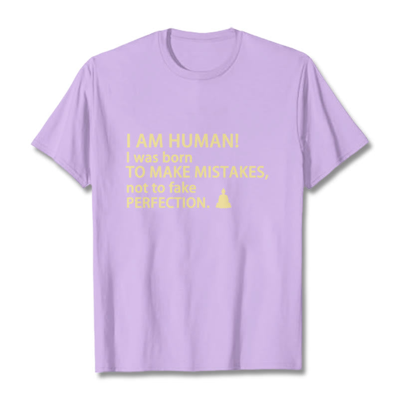 Buddha Stones I Am Human Tee T-shirt