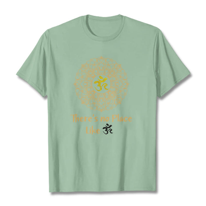 Buddha Stones There Is No Place Like Lotus Tee T-shirt - Pale Green - 2XL - image 13