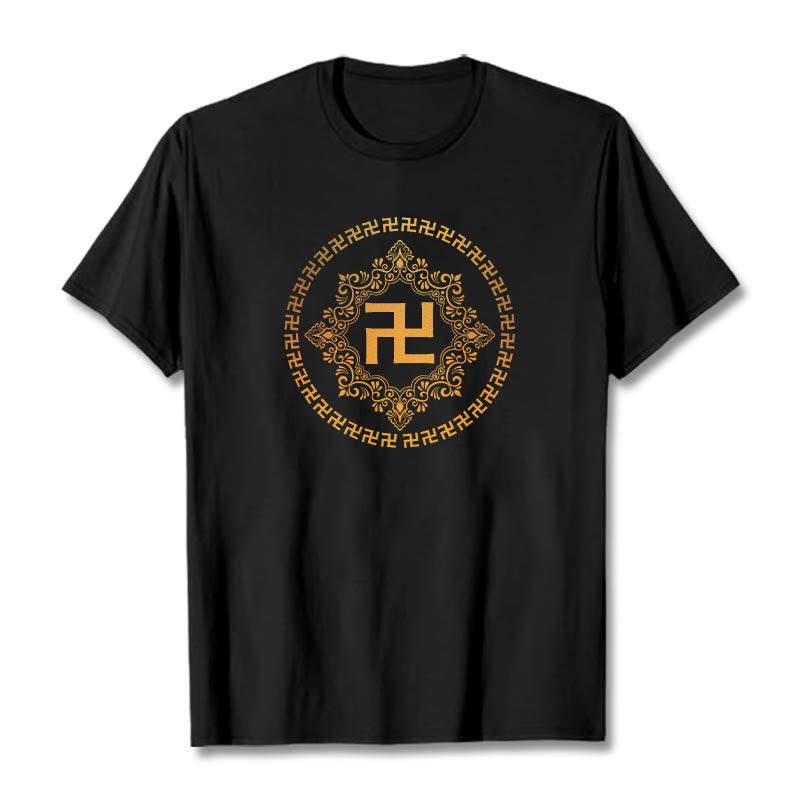 Buddha Stones Swastika Tee T-shirt