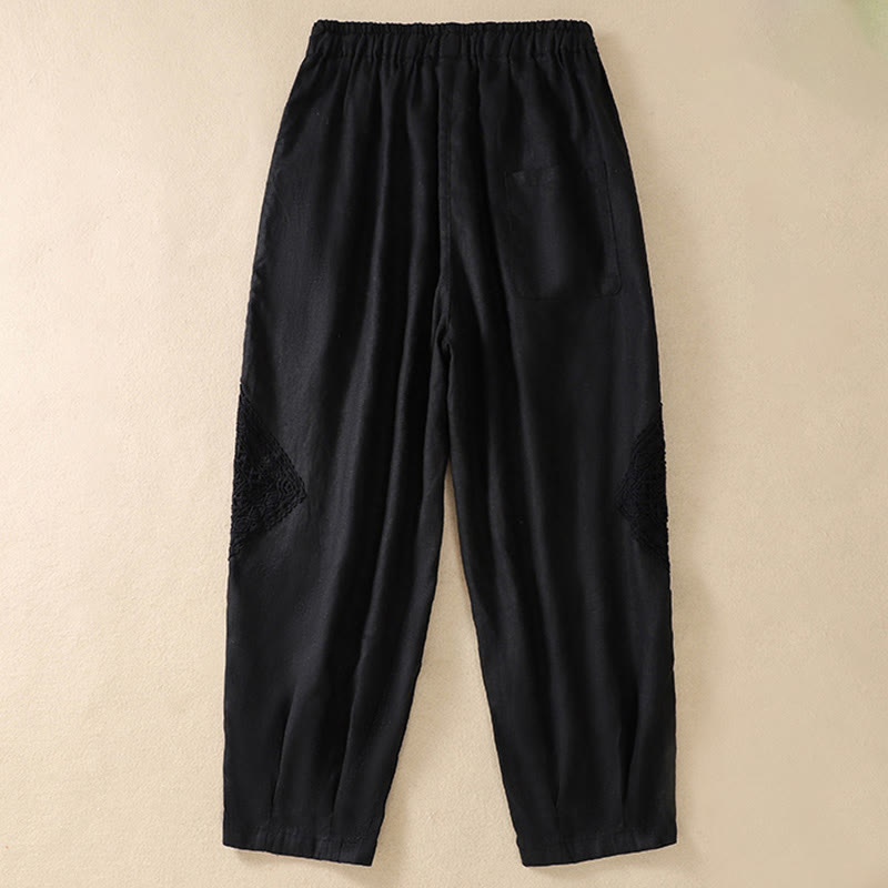Buddha Stones Summer Women's Drawstring Harem Pants With Pockets - image 7