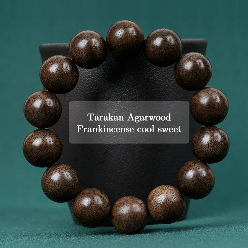 Buddha Stones Tarakan Basic Floating On Water Agarwood Peace Bracelet