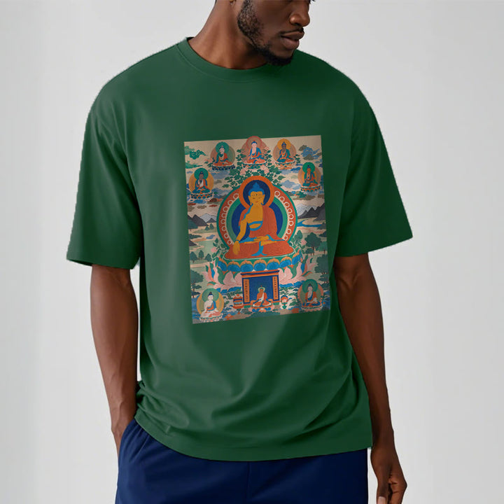 Buddha Stones The Medicine Buddha Sutra Transformed Into Art Tee T-shirt