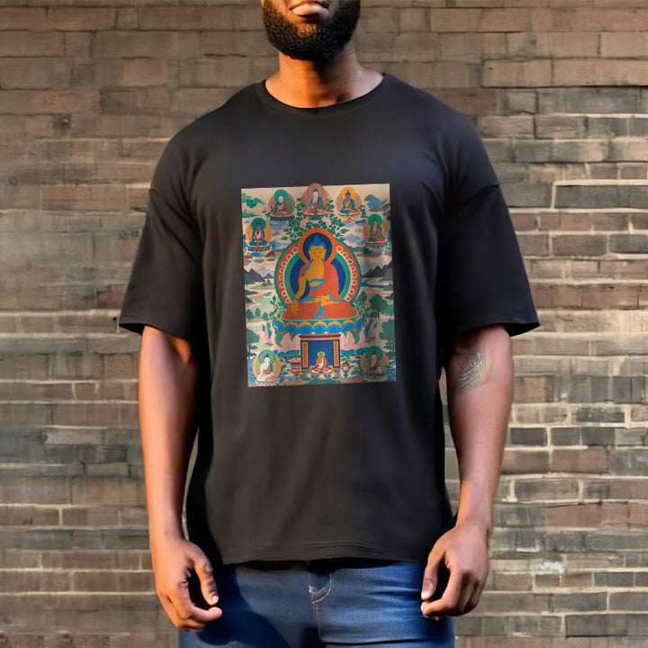 Buddha Stones The Medicine Buddha Sutra Transformed Into Art Tee T-shirt