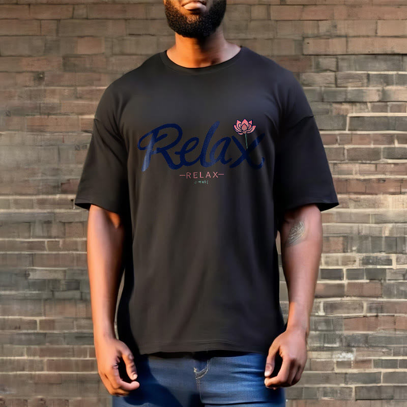 Buddha Stones RELAX Lotus Tee T-shirt - image 6