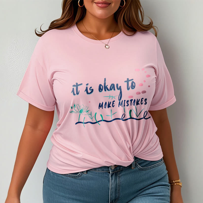 Buddha Stones It Is Okay To Make Mistakes Tee T-shirt - image 13