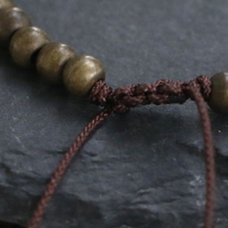 Buddha Stones Copper Brass Beads Balance Wealth Simple Bracelet