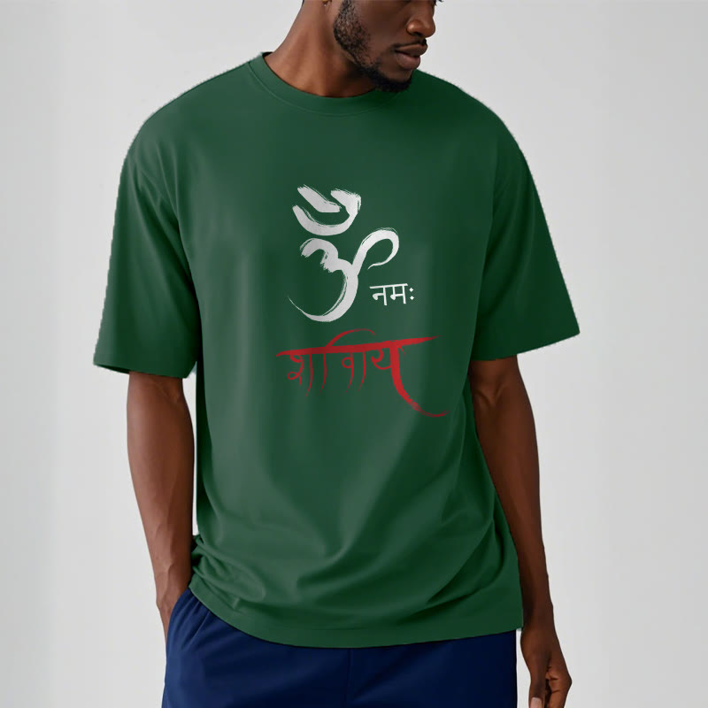 Buddha Stones OM NAMAH SHIVAYA Mantra Sanskrit Tee T-shirt - image 11