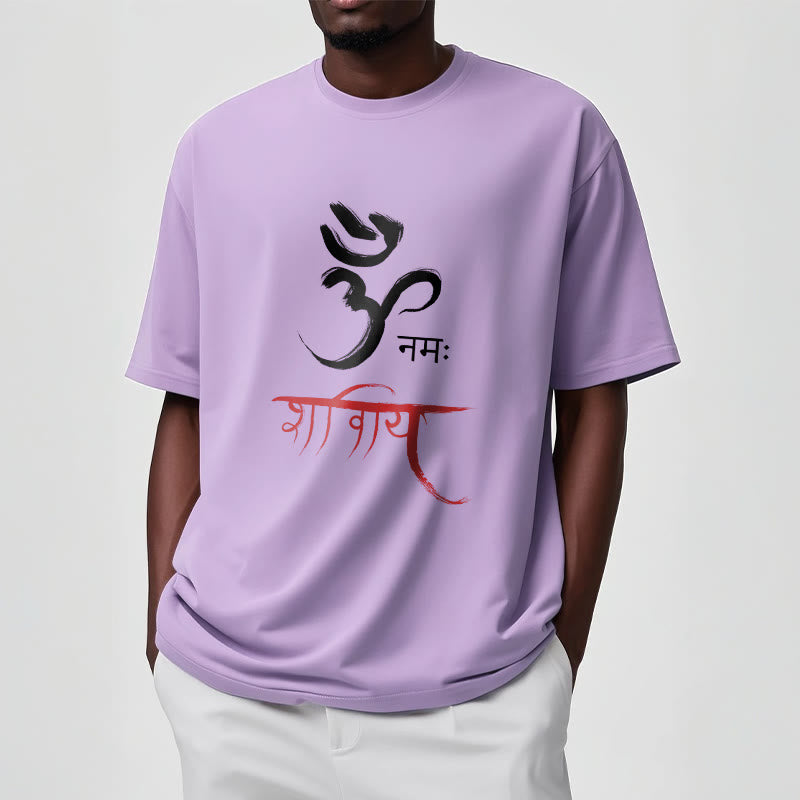 Buddha Stones OM NAMAH SHIVAYA Mantra Sanskrit Tee T-shirt - image 15