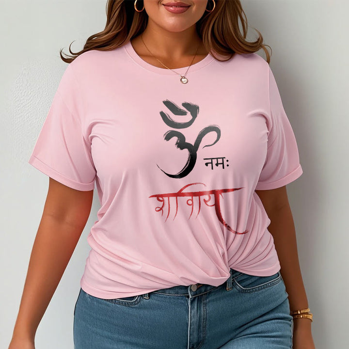 Buddha Stones OM NAMAH SHIVAYA Mantra Sanskrit Tee T-shirt - image 13