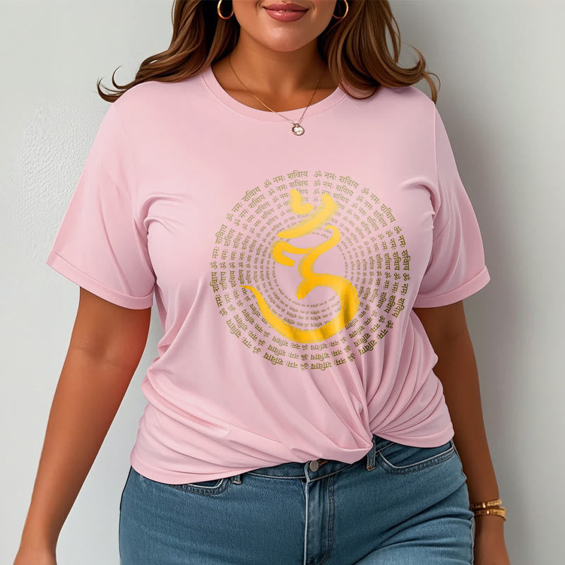 Buddha Stones 108 OM NAMAH SHIVAYA Mantra Sanskrit Tee T-shirt - image 12