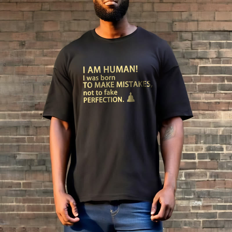 Buddha Stones I Am Human Tee T-shirt