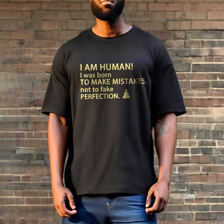 Buddha Stones I Am Human Tee T-shirt