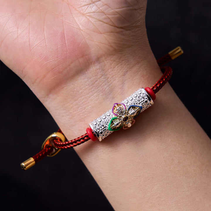 Buddha Stones Copper Luck Red String Bracelet