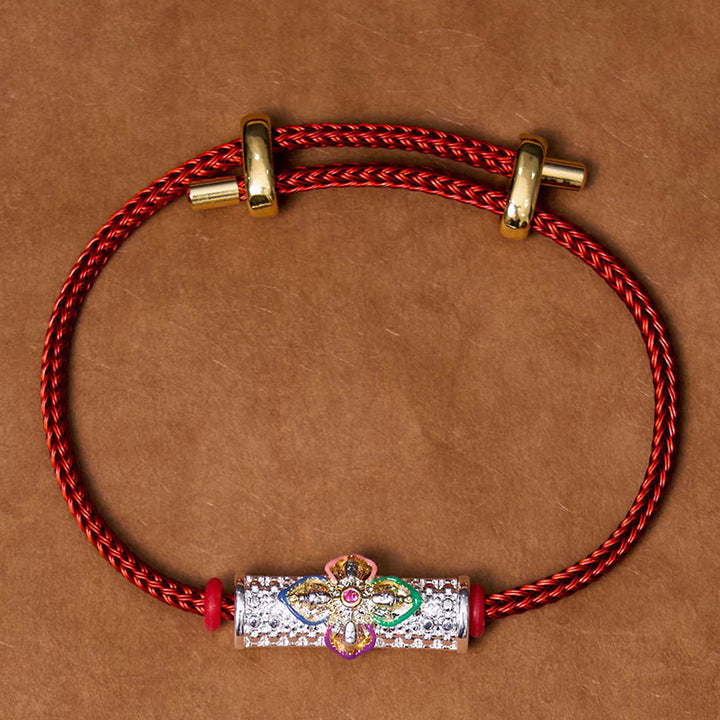 Buddha Stones Copper Luck Red String Bracelet