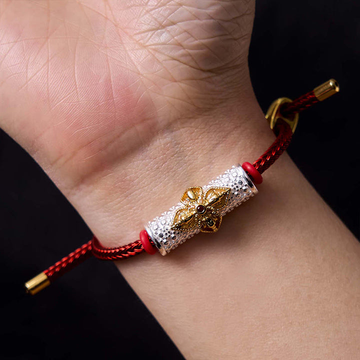 Buddha Stones Copper Luck Red String Bracelet