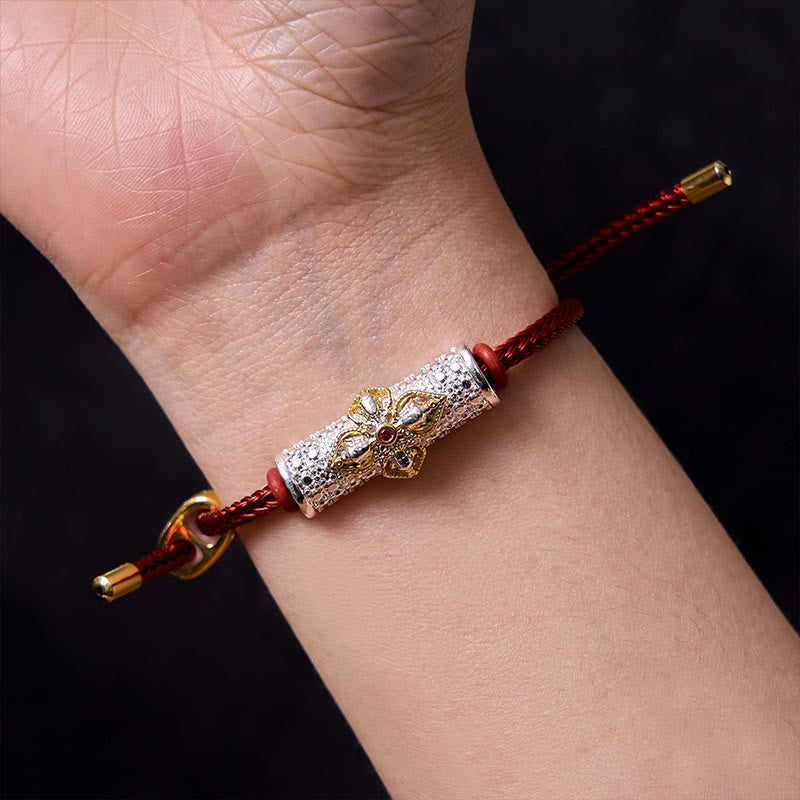 Buddha Stones Copper Luck Red String Bracelet