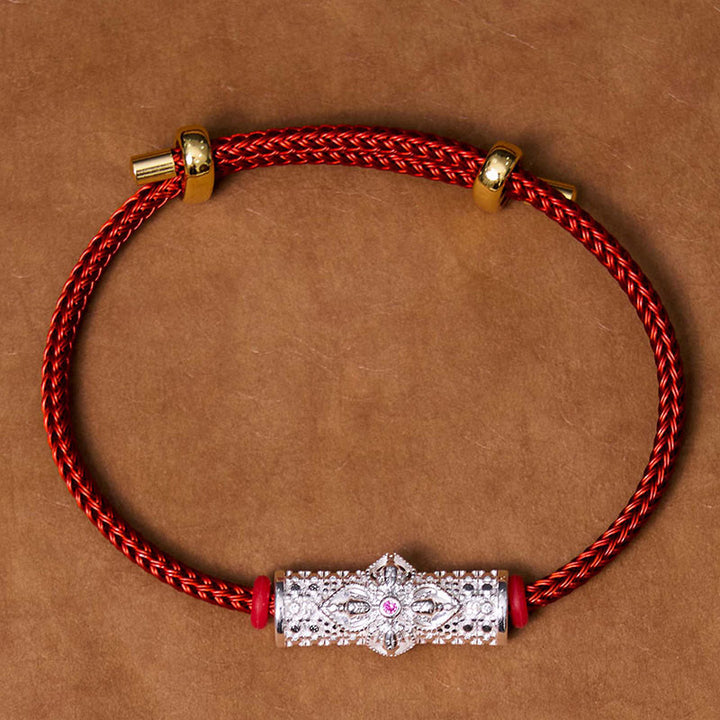 Buddha Stones Copper Luck Red String Bracelet