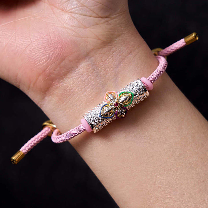 Buddha Stones Copper Luck Red String Bracelet